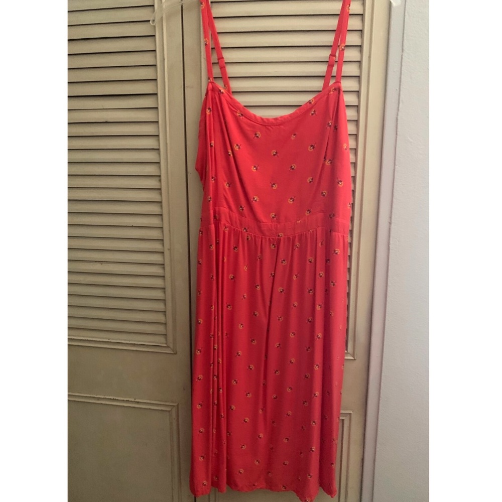 Orange Floral Large Sundress